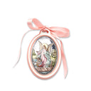 Sopraculla angelo custode in Argento laminato
