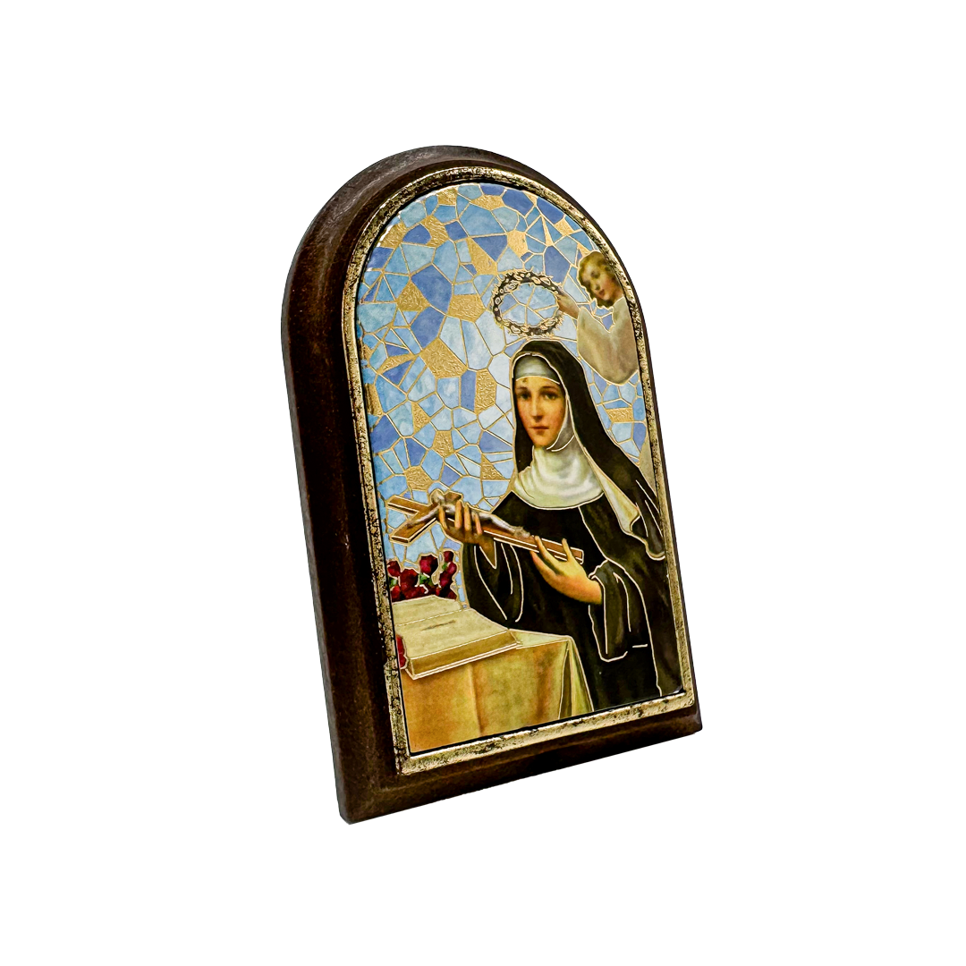 Quadretto mosaico Santa Rita