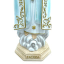 Statua Madonna di Fatima in resina dipinta a mano