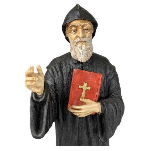 Statua di Sant Charbel in resina cm40
