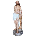 Statua di Gesù alla colonna in vetroresina
