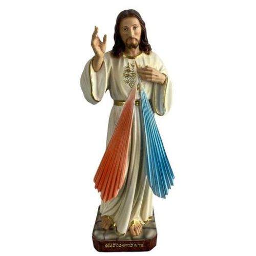 Statua Gesù Misericordioso in resina