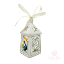 Lanterna Santa Rita in resina con luce led