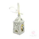 Lanterna Santa Rita in resina con luce led