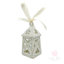 Lanterna Santa Rita in resina con luce led