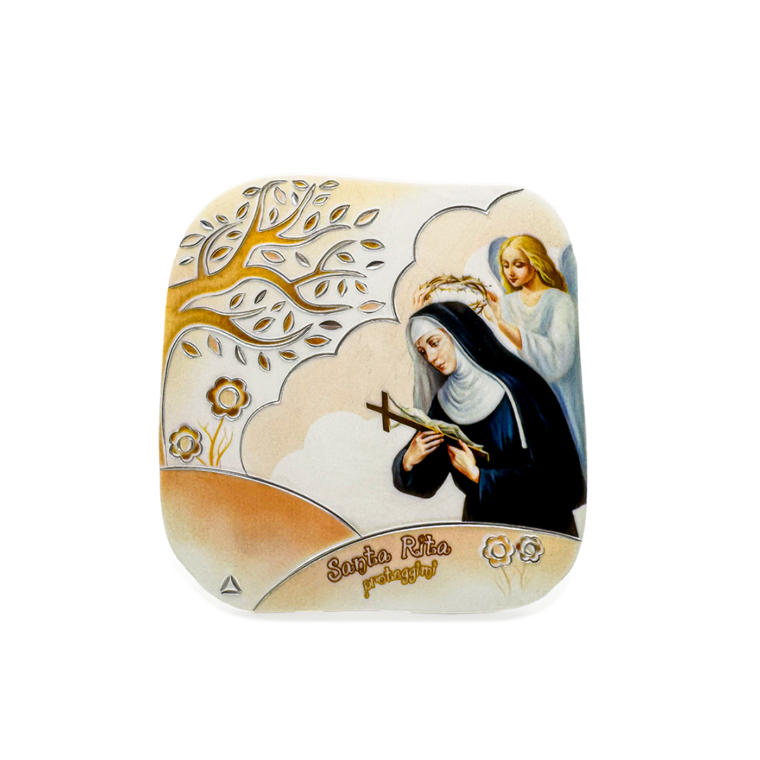 Quadro Santa Rita con shopper