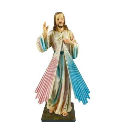 Statua Gesù Misericordioso in resina