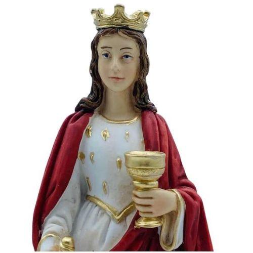 Statua Santa Barbara in resina