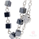 Bracciale Decina Santa Rita Ematite Cubo - Gioielli Religiosi