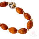 Bracciale Santa Rita Elastico Legno Naturale