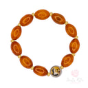 Bracciale Santa Rita Elastico Legno Naturale