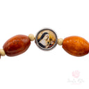 Bracciale Santa Rita Elastico Legno Naturale