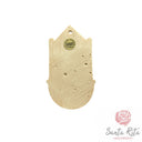 Acquasantiera Santa Rita da Cascia in Resina con Colomba