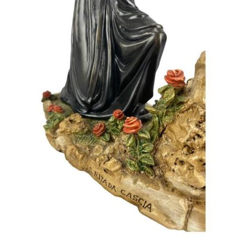 Statua Santa Rita che riceve la spina