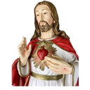 Statua Sacro Cuore di Gesù in resina cm 60