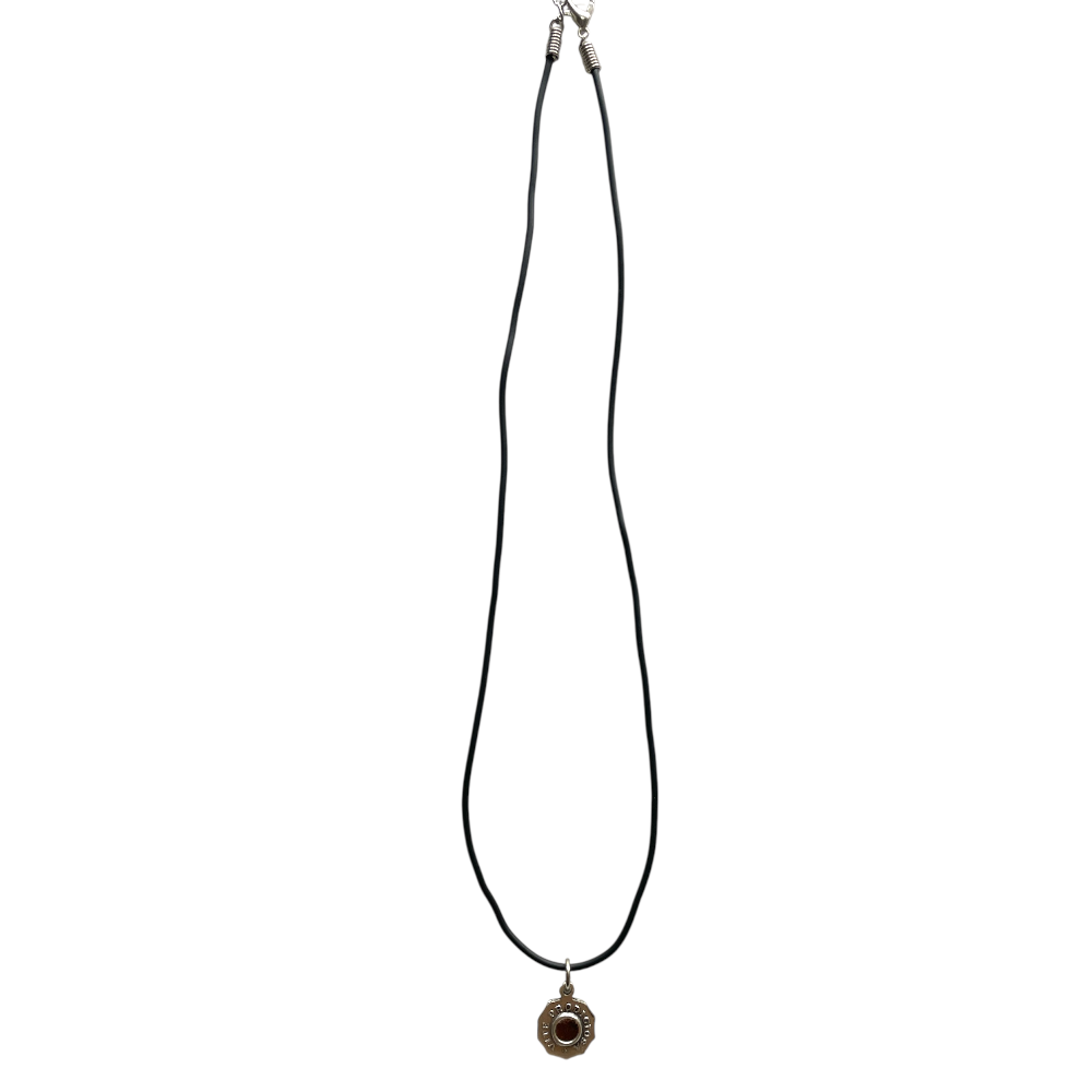 Collana Santa Rita con reliquia – caucciù unisex