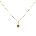 Collana Santa Rita ciondolo a Rosa in oro 18 kt