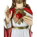 Statua Sacro Cuore di Gesù in resina cm 60