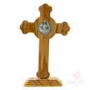 Croce di San Benedetto in legno di ulivo massello