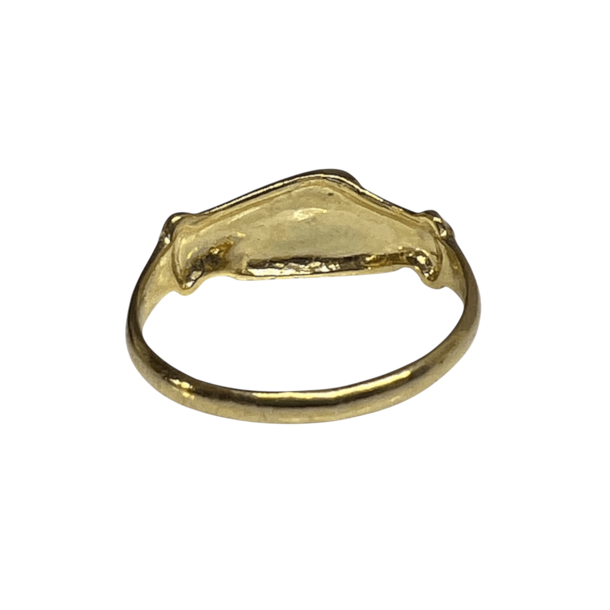 Fede di Santa Rita Argento 925 placcato oro