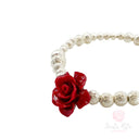 Bracciale Santa Rita Elastico Zama Rosa Pasta Corallo