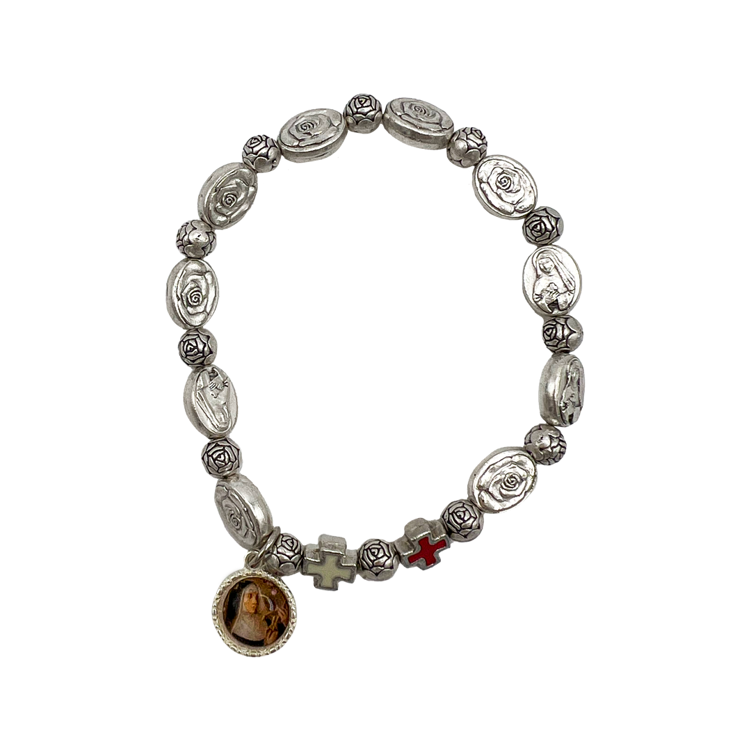 Bracciale Santa Rita elastico in zama