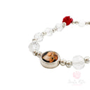 Bracciale Santa Rita Elastico Tre Rose