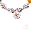 Bracciale Santa Rita Elastico Legno Ulivo e Zama