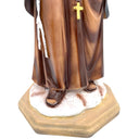 Statua di San Pio in resina dipinta a mano
