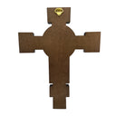 Crocifisso San Benedetto Legno Metallo