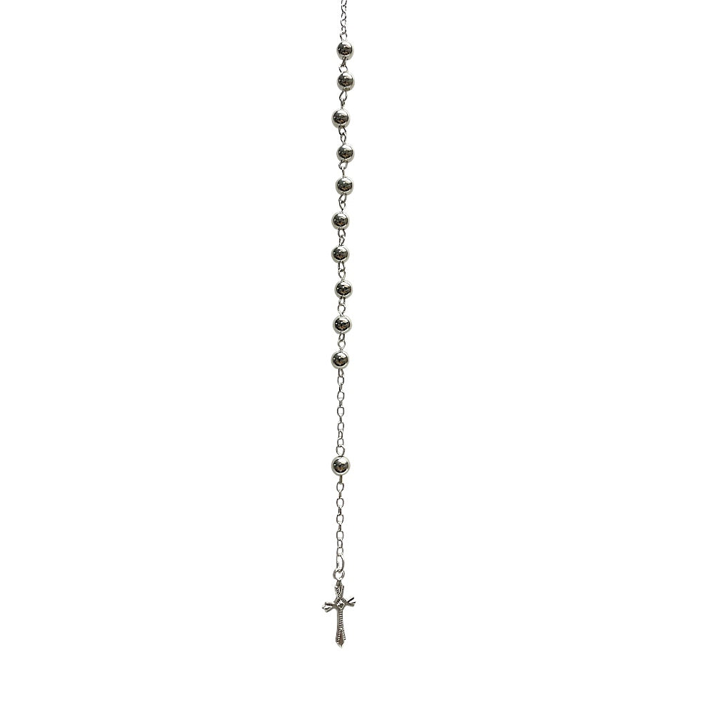 Bracciale Santa Rita grani argentati