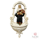 Acquasantiera Santa Rita da Cascia 29x15 cm