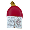 Cuore Votivo Ex Voto Pelle Rossa Argento 925