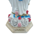 Statua Madonna di Lourdes in resina dipinta a mano