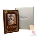 Bibbia Legno Sacra Famiglia Santa Rita da Cascia 15x22 cm