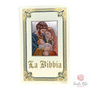 Bibbia Legno Sacra Famiglia Santa Rita da Cascia 15x22 cm