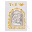 Bibbia con placca Sacra Famiglia in Argento 925 Dorato