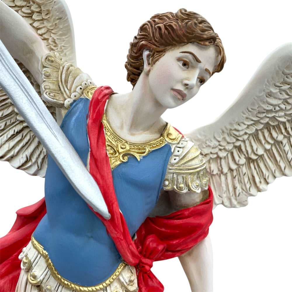 Statua San Michele Arcangelo resina