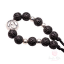 Bracciale Santa Rita pietra lavica