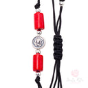 Bracciale Santa Rita corda medaglia zama