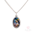 Collana Santa Rita acciaio
