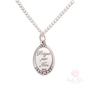Collana Santa Rita acciaio