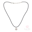 Collana Santa Rita con reliquia – caucciù unisex