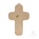 Croce Legno Santa Rita da Cascia 9x14cm - Artigianato Italiano
