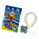 Croce Prima Comunione Legno Simboli Eucaristici