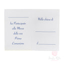 Decina Prima Comunione Legno Bianco con Libretto
