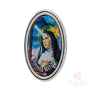 Calamita Santa Rita Peltro con Immagine Resina - Magnete Auto e Frigo