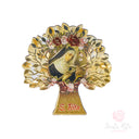 Calamita Santa Rita in legno Albero della Vita