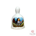 Campana in ceramica di Santa Rita 7 × 4,5 cm