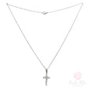 Collana Croce San Benedetto Acciaio Inox ✨ Medaglia Benedettina con Preghiera 45cm